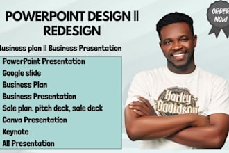 design powerpoint presentation, business plan pitch deck sale pitch google slide