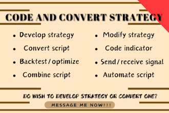 code and convert strategy for ctrader, quantower, thinkorswim, ninjatrader nt8