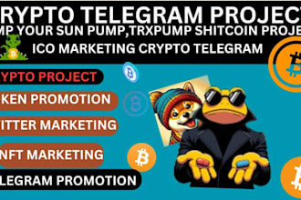 grow crypto x marketing nft, dex eth pump sol token holders, telegram subscriber