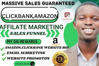 build clickbank amazon ROI, affiliate marketing sales funnel amazon website