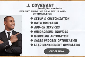 efficiently set up, customize and optimize your pipedrive CRM