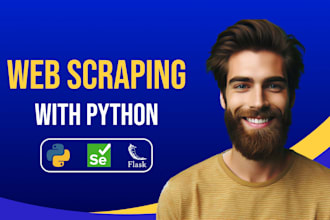 do web scraping, automation script in python