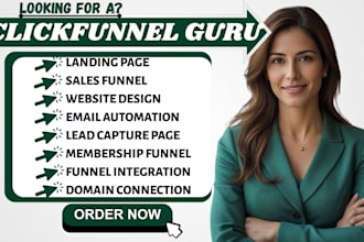 build clickfunnels kajabi landing page convertri funnel gohighlevel workflows va