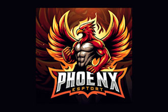 design amazing phoenix mascot logo within two days