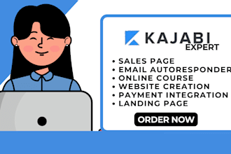 build kajabi, thinkific, teachable, podia, learnworlds, online course website
