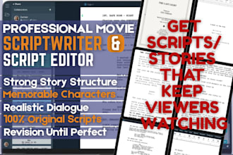 screenwriting movie script screenplay tv script writing comedy stage script play