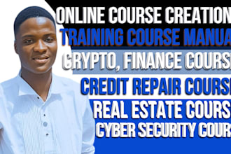 write training manual course program, crypto, finance, credit repair course