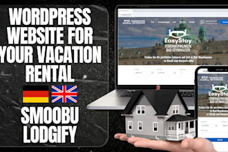 create professional wordpress vacation rental hotel website smoobu lodgify dsgvo
