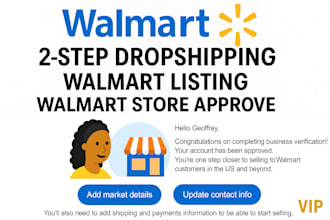 walmart 2 step dropshipping on profit share