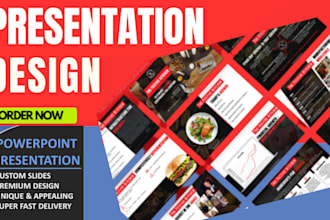design modern powerpoint presentation and professional pitch deck  google slides