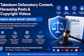 takedown harassing mass report remove ban tiktok instagram facebook youtube x