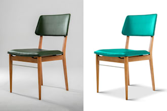 cut out furniture background remove with shadow and color change