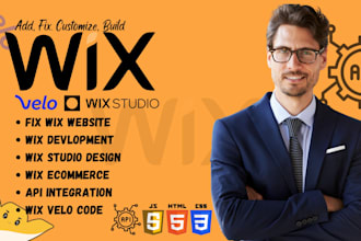 develop or fix wix websites with wix velo, wix studio, wix database, wix API