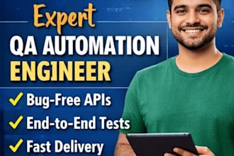 test and automate your API or backend for reliable performance