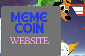 build crypto meme coin website, ico coin listing crypto token website memecoin