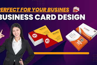 design professional business card, company logo, letterhead, stationery all item