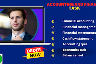 do accounting finance and economics related tasks and financial reports