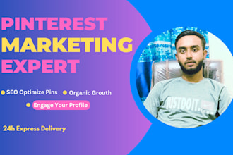 setup and do pinterest marketing, pins and boards