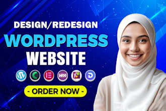build wordpress website design,redesign,revamp business blog website development