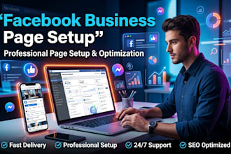 professional facebook business page setup and optimization