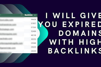 give you expired domains with high backlinks 2024 updated