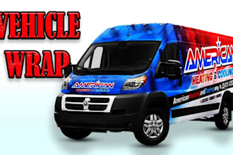 do professional vehicle wrap design, van wrap design, car wrap design,truck wrap