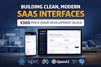 build clean, modern saas interfaces