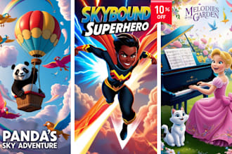 design 3d children storybook illustration kids story kids book