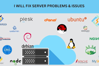 setup or fix linux whm, cpanel, plesk, cwp, cyberpanel servers or vps issues