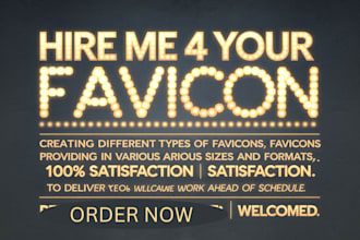 design a profession modern favicon logo