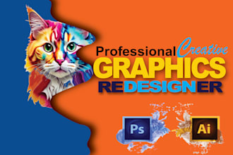 any graphics design, product image editing, retouching, recreate photoshop work