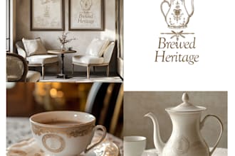 create a custom vintage coffee shop logo for your brand