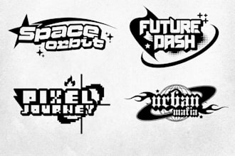 design an aesthetic y2k streetwear logo for your business