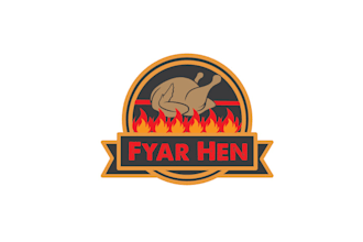 make modern chicken restaurant logo