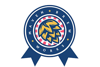 make enhance unique brewery logo