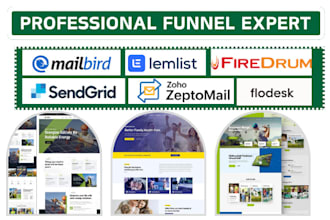 do heyo carrd getresponse aweber instabuilder sales funnel webinar landing page
