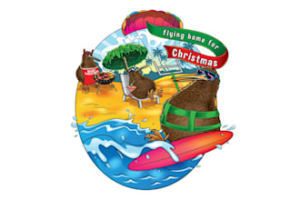 make wonderful classic christmas logo