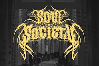 draw any metal band logo