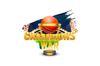 make awesome cricket championship logo