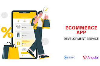 develop ecommerce mobile app with ionic framework