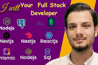 develop website, as a full stack developer