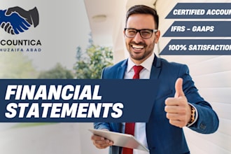 make ready financial statements, profit and loss, balance sheet professionally
