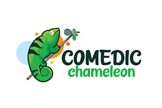 make motivation mascot comedian logo