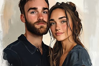 create couple portrait a gift to remember