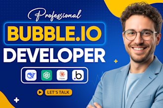be bubble io developer, develop bubble website, saas bubble mvp, bubble ai apps