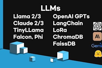 build ai chatbots with langchain, llms, rag, integrate into web or mobile apps