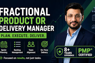 be your remote project manager or product delivery manager