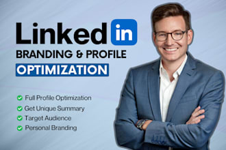 optimize linkedin profile and your personal brand manager