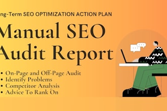 create expert SEO audit, competitor analysis and action plan for optimization