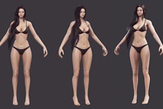 fix nsfw character, genesis 8 model,daz3d,metahuman mode,3d armor 3d animaze rig